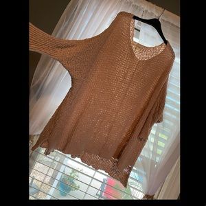 Light pink boutique sweater!